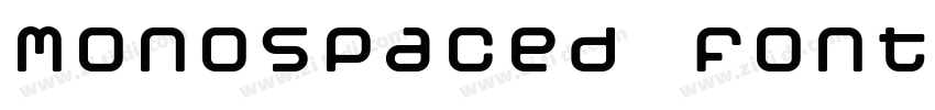 monospaced fonts字体转换
